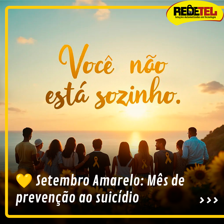 Outubro amarelo - Você não está sozinho